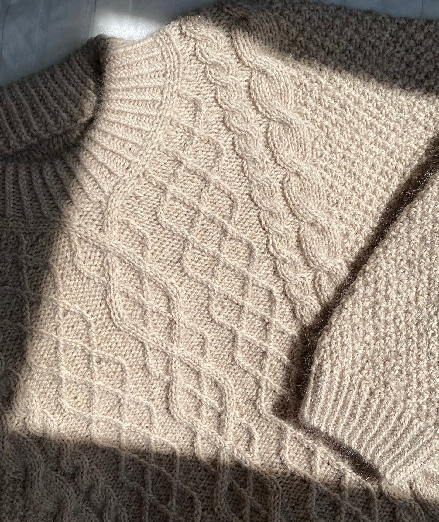 Swirl Sweater Chunky - English